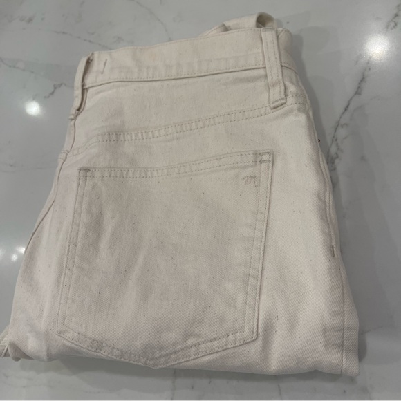Madewell off white The Perfect Vintage Jean straight leg jeans - Picture 14 of 14